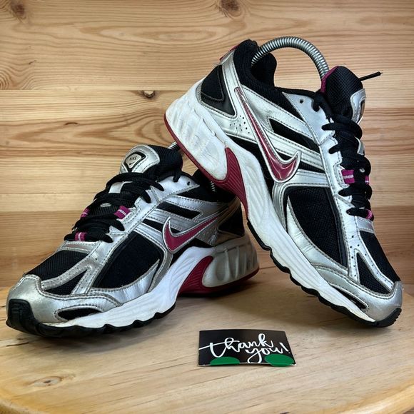 Nike Shoes - Nike Dart Silver Athletic Shoes Women’s Size 7.5